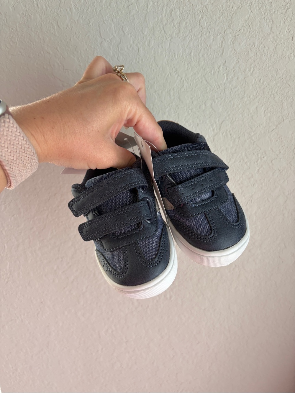 NWT Dr. Scholls Kids Navy Blue Velcro Sneakers - Picture 6 of 11